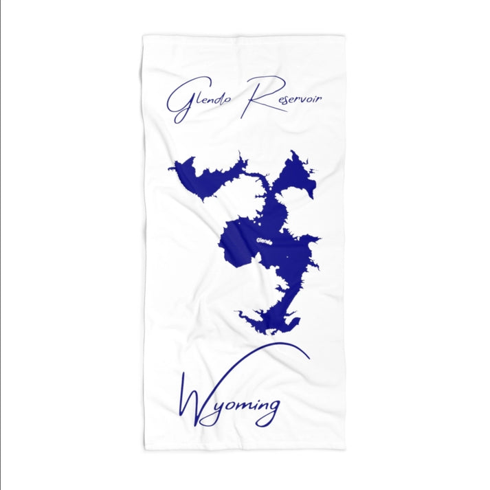 Wyoming  Glendo  Reservoir  Beach  Towel  front  position  view  from  front  36  x  72.webp