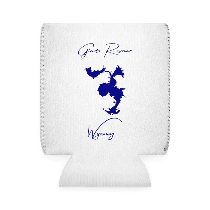 Wyoming  Glendo  Reservoir  Can  Koozie  front  position  view  from  front-1  white.webp