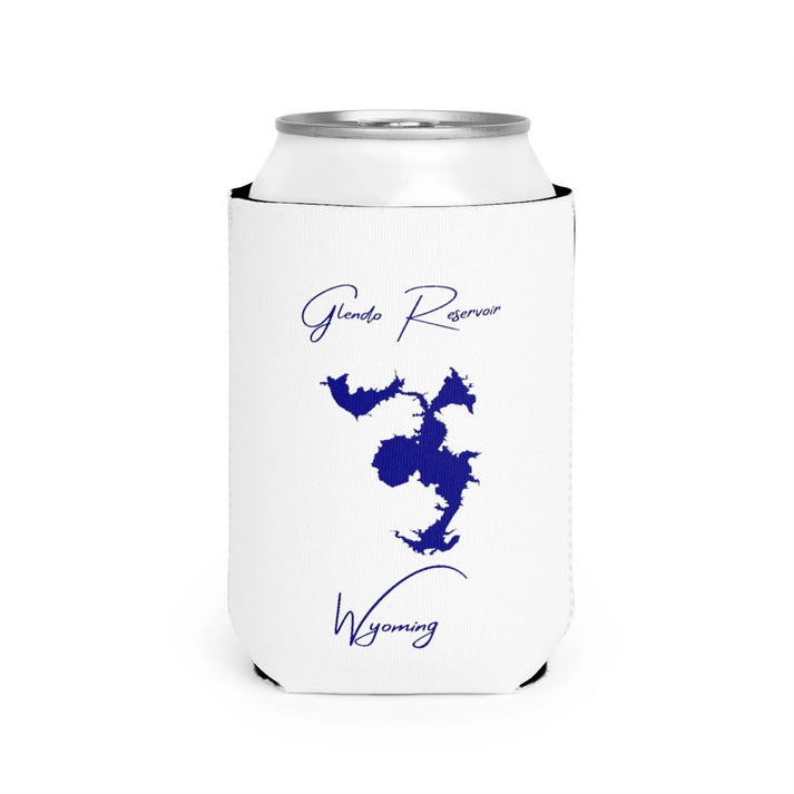Wyoming  Glendo  Reservoir  Can  Koozie  front  position  view  from  front-2  white.webp