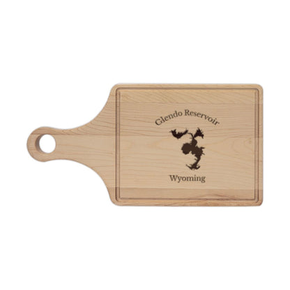 Wyoming  Glendo  Reservoir  Engraved  Cutting  Board  front  position  view  from  front  maple.webp