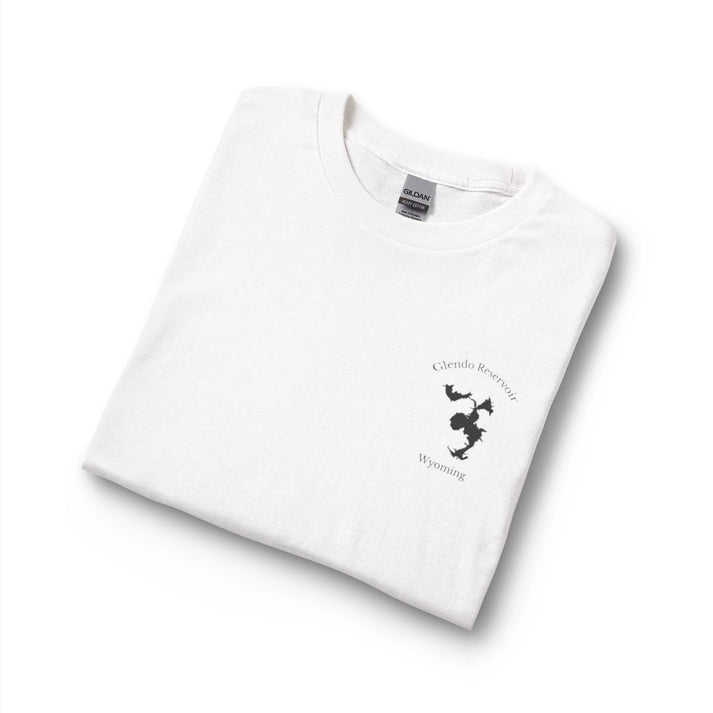 Wyoming  Glendo  Reservoir  Long  Sleeve  Fishing  T-shirt  other  position  view  from  folded  white.webp