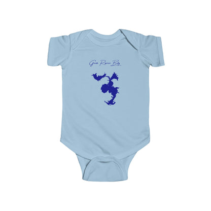 Wyoming  Glendo  Reservoir  Onesie  front  position  view  from  front  light  blue.webp