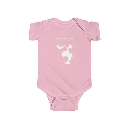 Wyoming  Glendo  Reservoir  Onesie  front  position  view  from  front  pink.webp