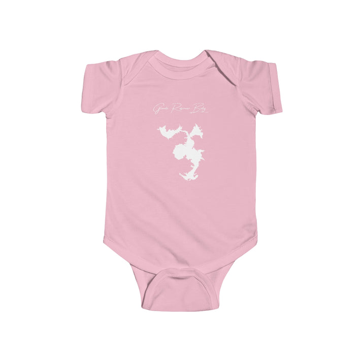 Wyoming  Glendo  Reservoir  Onesie  front  position  view  from  front  pink.webp