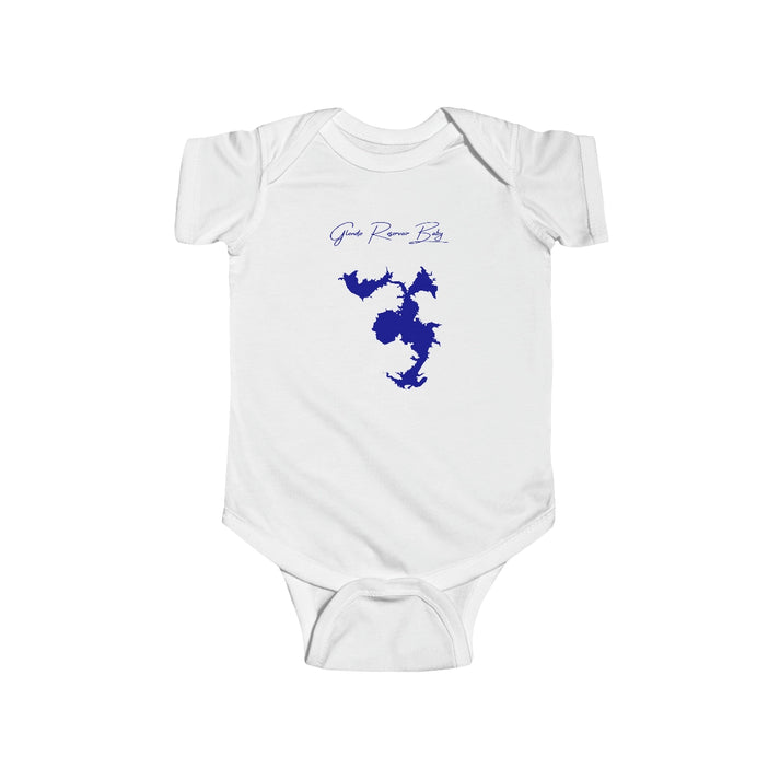 Wyoming  Glendo  Reservoir  Onesie  front  position  view  from  front  white.webp