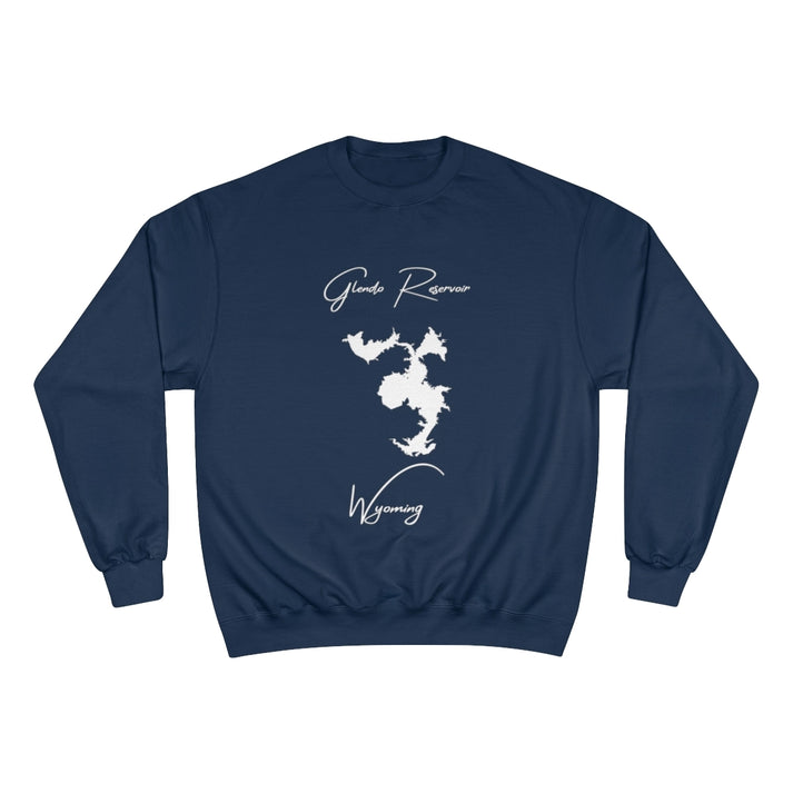 Wyoming  Glendo  Reservoir  Sweatshirt  front  position  view  from  front  navy.webp