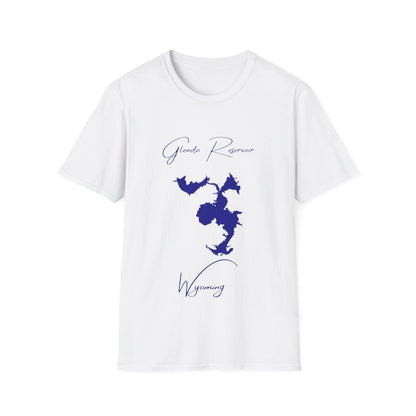 Wyoming  Glendo  Reservoir  T-shirt  front  position  view  from  front  white.webp
