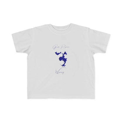 Wyoming  Glendo  Reservoir  Toddler  T-shirt  front  position  view  from  front  silver.webp