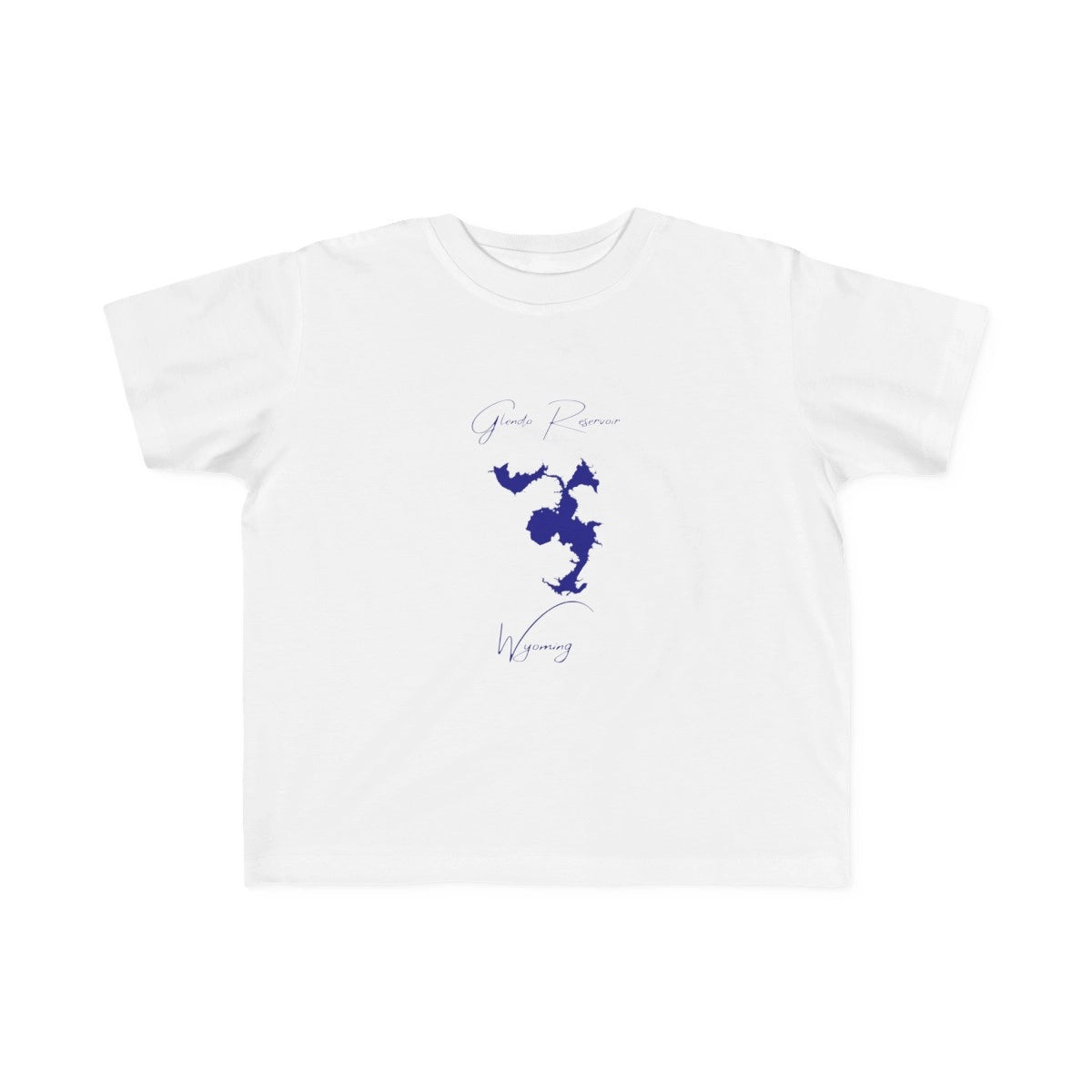 Wyoming  Glendo  Reservoir  Toddler  T-shirt  front  position  view  from  front  white.webp