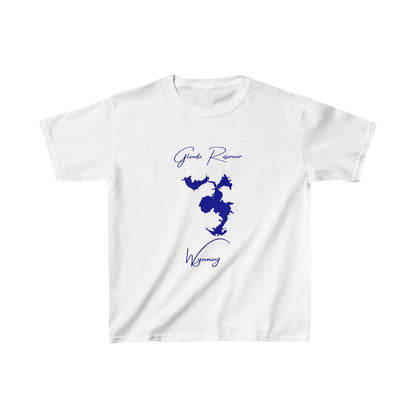 Wyoming  Glendo  Reservoir  Youth  T-shirt  front  position  view  from  front  white.webp