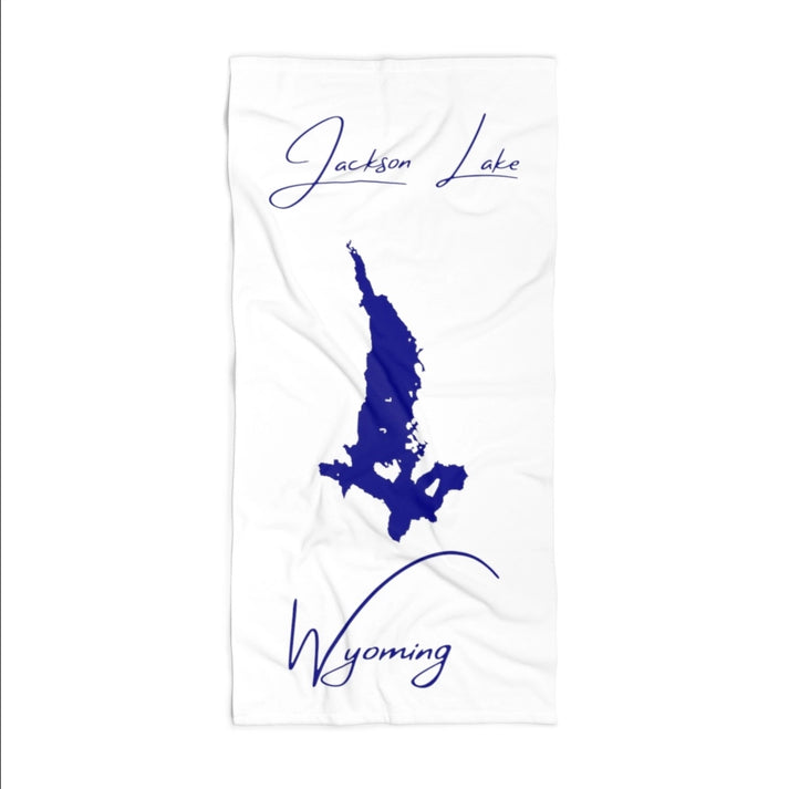Wyoming  Jackson  Lake  Beach  Towel  front  position  view  from  front  36  x  72.webp