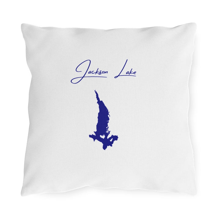 Wyoming  Jackson  Lake  Outdoor  Pillow  front  position  view  from  front  16  x  16.webp