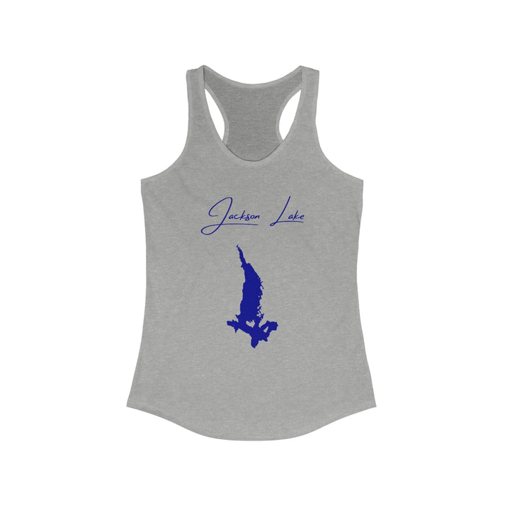 Wyoming  Jackson  Lake  Racerback-Tank  front  position  view  from  front  heather  grey.webp