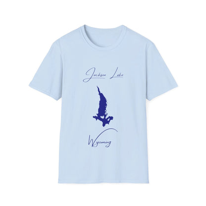 Wyoming  Jackson  Lake  T-shirt  front  position  view  from  front  light  blue.webp