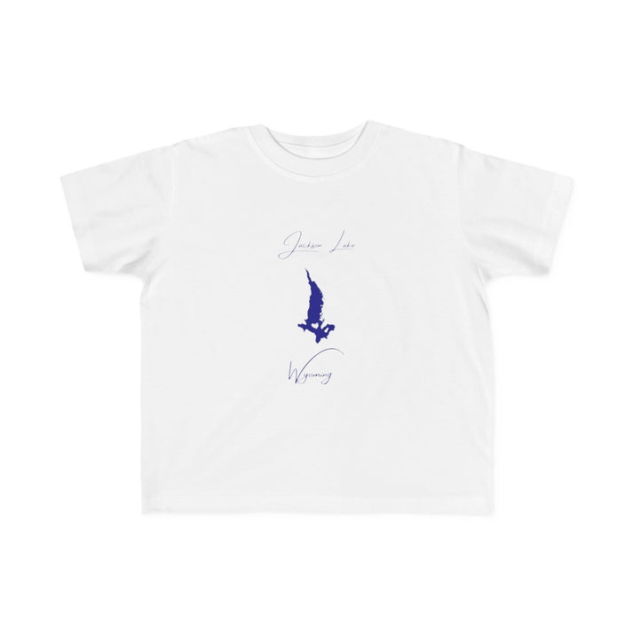 Wyoming  Jackson  Lake  Toddler  T-shirt  front  position  view  from  front  white.webp