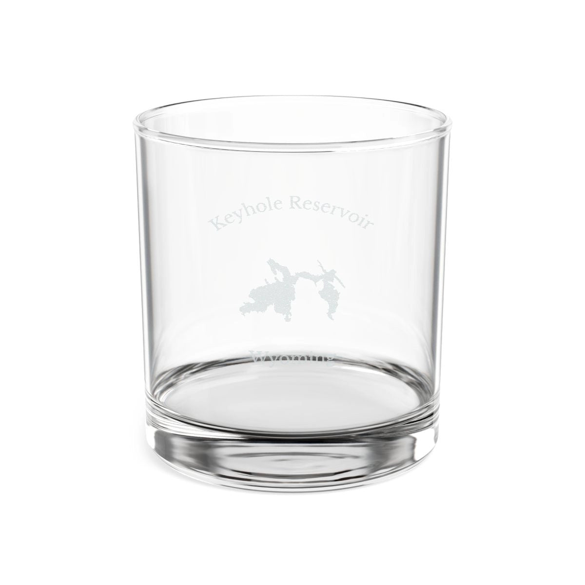 Wyoming  Keyhole  Reservoir  Engraved  Whiskey  Glass  other  position  view  from  front  10.5oz.webp