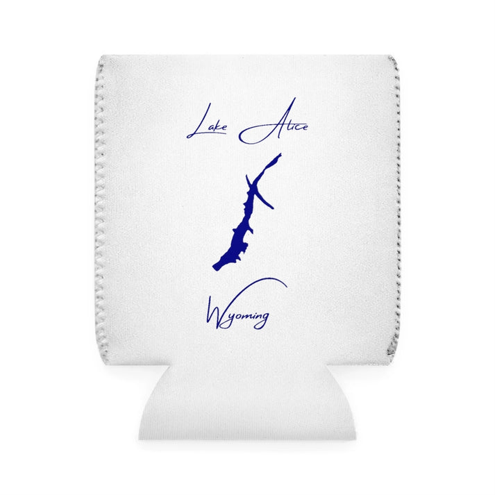 Wyoming  Lake  Alice  Can  Koozie  front  position  view  from  front-1  white.webp