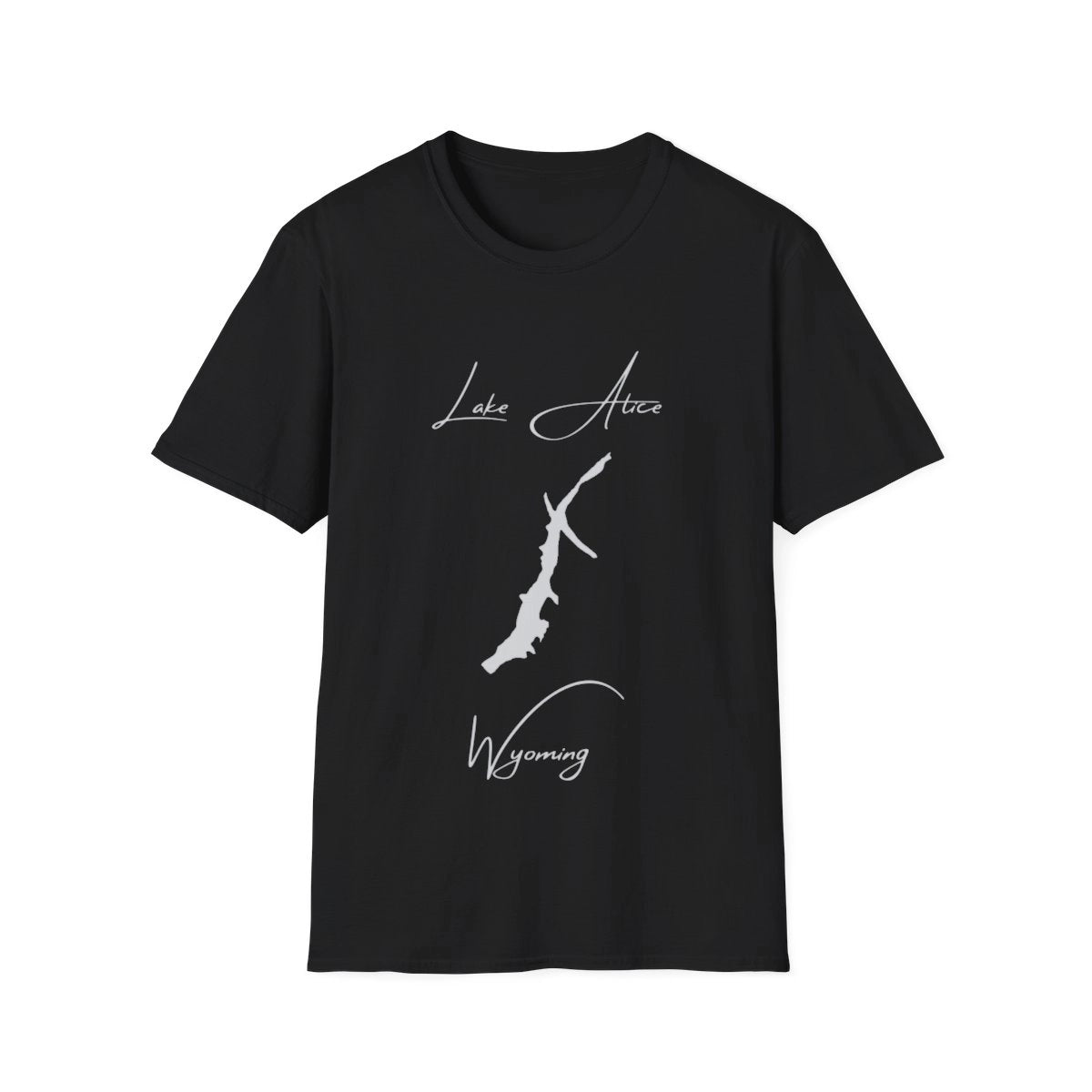 Wyoming  Lake  Alice  T-shirt  front  position  view  from  front  black.webp