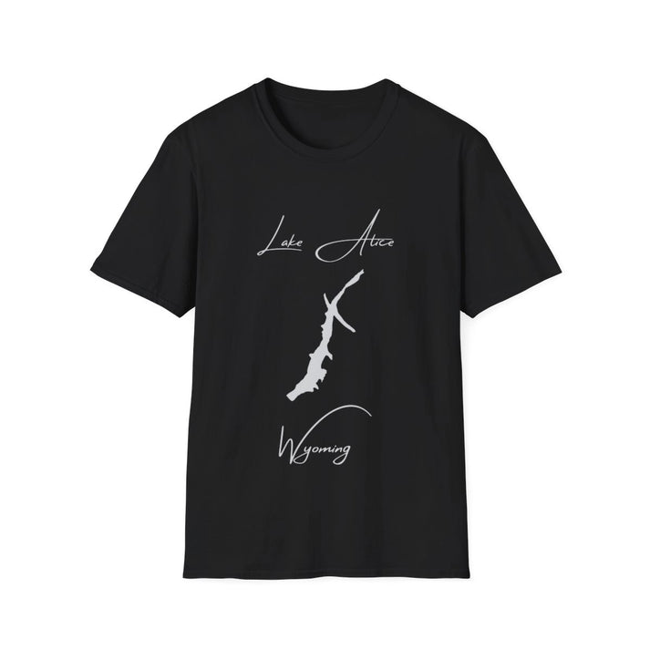 Wyoming  Lake  Alice  T-shirt  front  position  view  from  front  black.webp