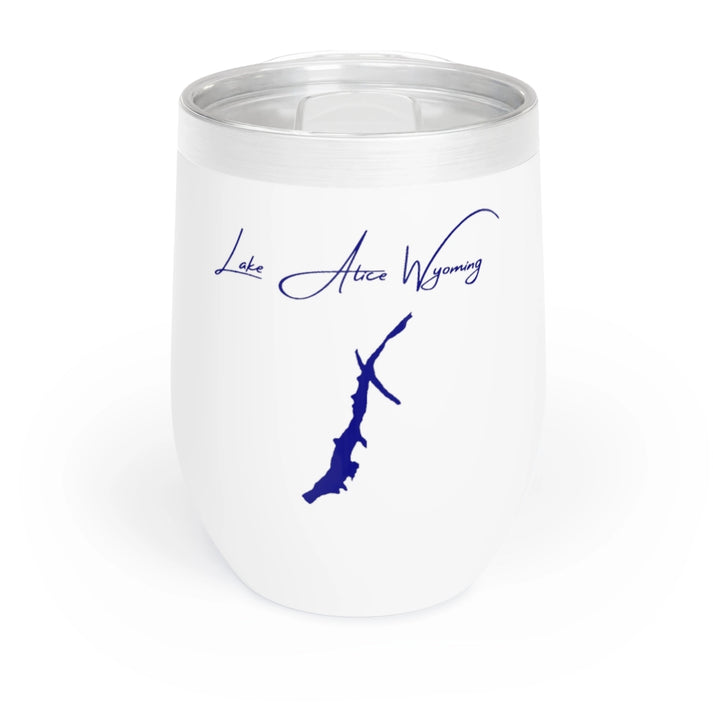 Wyoming  Lake  Alice  Wine  Tumbler  front  position  view  from  front  white.webp