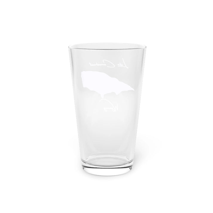 Wyoming  Lake  Cameahwait  16oz  Pint  Glass  front  position  view  from  back  16oz.webp