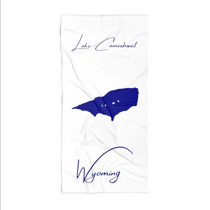Wyoming  Lake  Cameahwait  Beach  Towel  front  position  view  from  front  36  x  72.webp