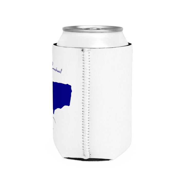 Wyoming  Lake  Cameahwait  Can  Koozie  all  position  view  from  right  white.webp