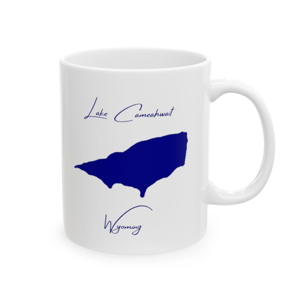 Wyoming  Lake  Cameahwait  Ceramic  Mug  other  position  view  from  right  11oz.webp