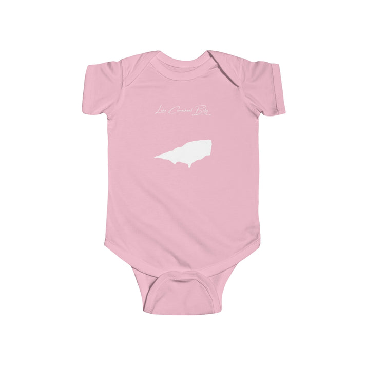 Wyoming  Lake  Cameahwait  Onesie  front  position  view  from  front  pink.webp