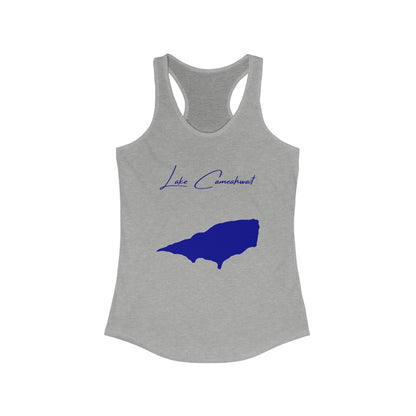 Wyoming  Lake  Cameahwait  Racerback-Tank  front  position  view  from  front  heather  grey.webp