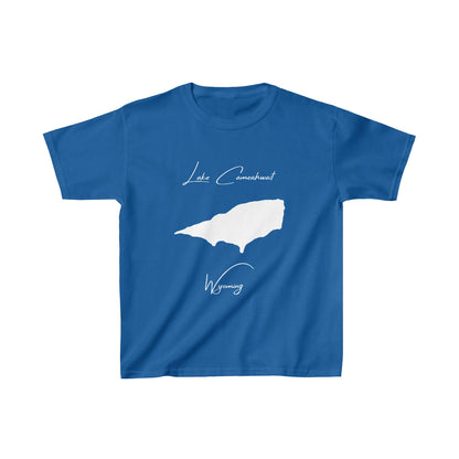 Wyoming  Lake  Cameahwait  Youth  T-shirt  front  position  view  from  front  royal.webp