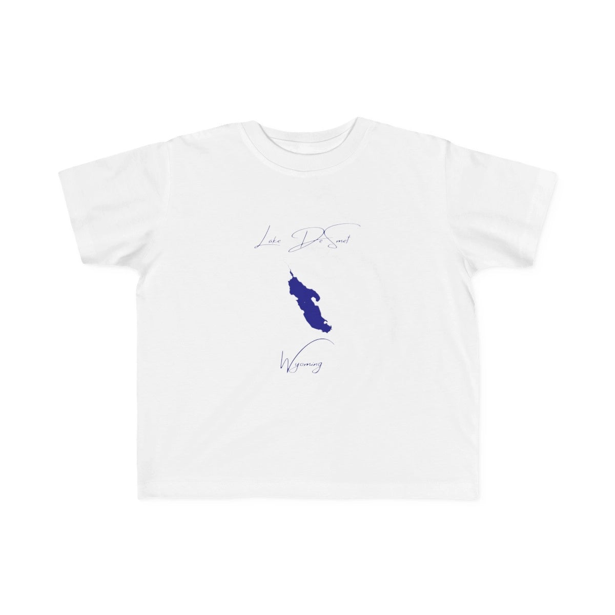 Wyoming  Lake  DeSmet  Toddler  T-shirt  front  position  view  from  front  white.webp
