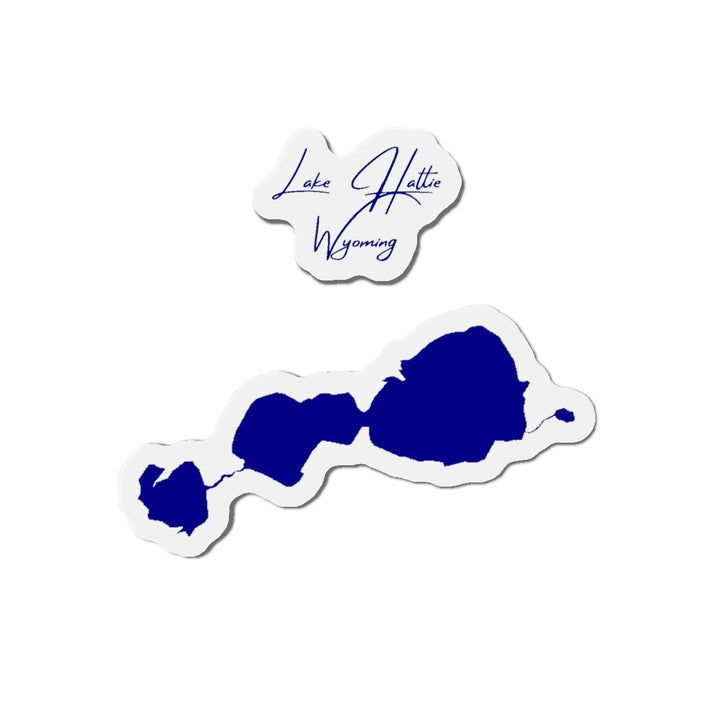 Wyoming  Lake  Hattie  Die  Cut  Magnet  front  position  view  from  front  4  x  4.webp