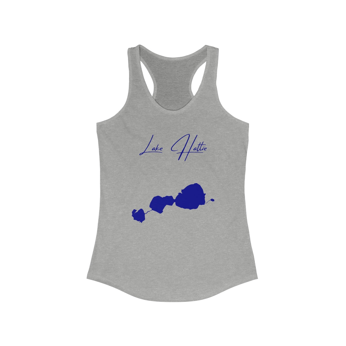Wyoming  Lake  Hattie  Racerback-Tank  front  position  view  from  front  heather  grey.webp