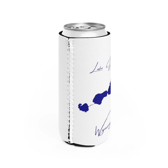 Wyoming  Lake  Hattie  Slim  Can  Koozie  all  position  view  from  right  white.webp