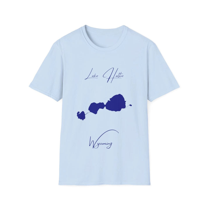 Wyoming  Lake  Hattie  T-shirt  front  position  view  from  front  light  blue.webp