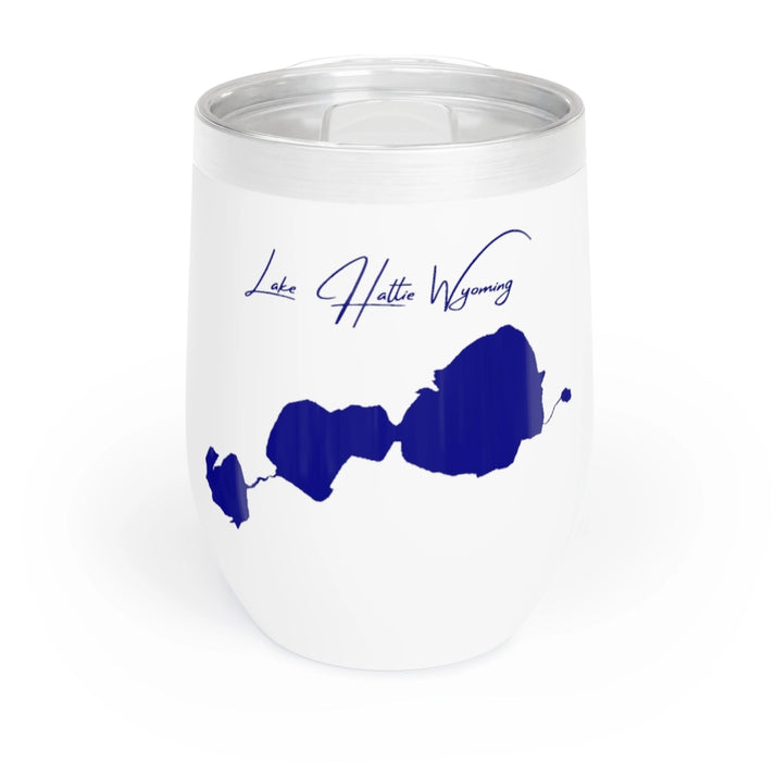 Wyoming  Lake  Hattie  Wine  Tumbler  front  position  view  from  front  white.webp