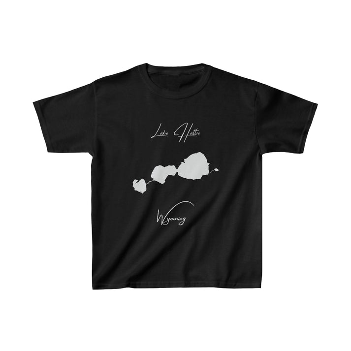 Wyoming  Lake  Hattie  Youth  T-shirt  front  position  view  from  front  black.webp