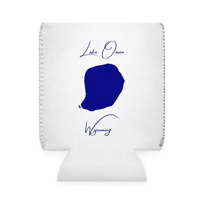 Wyoming  Lake  Owen  Can  Koozie  front  position  view  from  front-1  white.webp