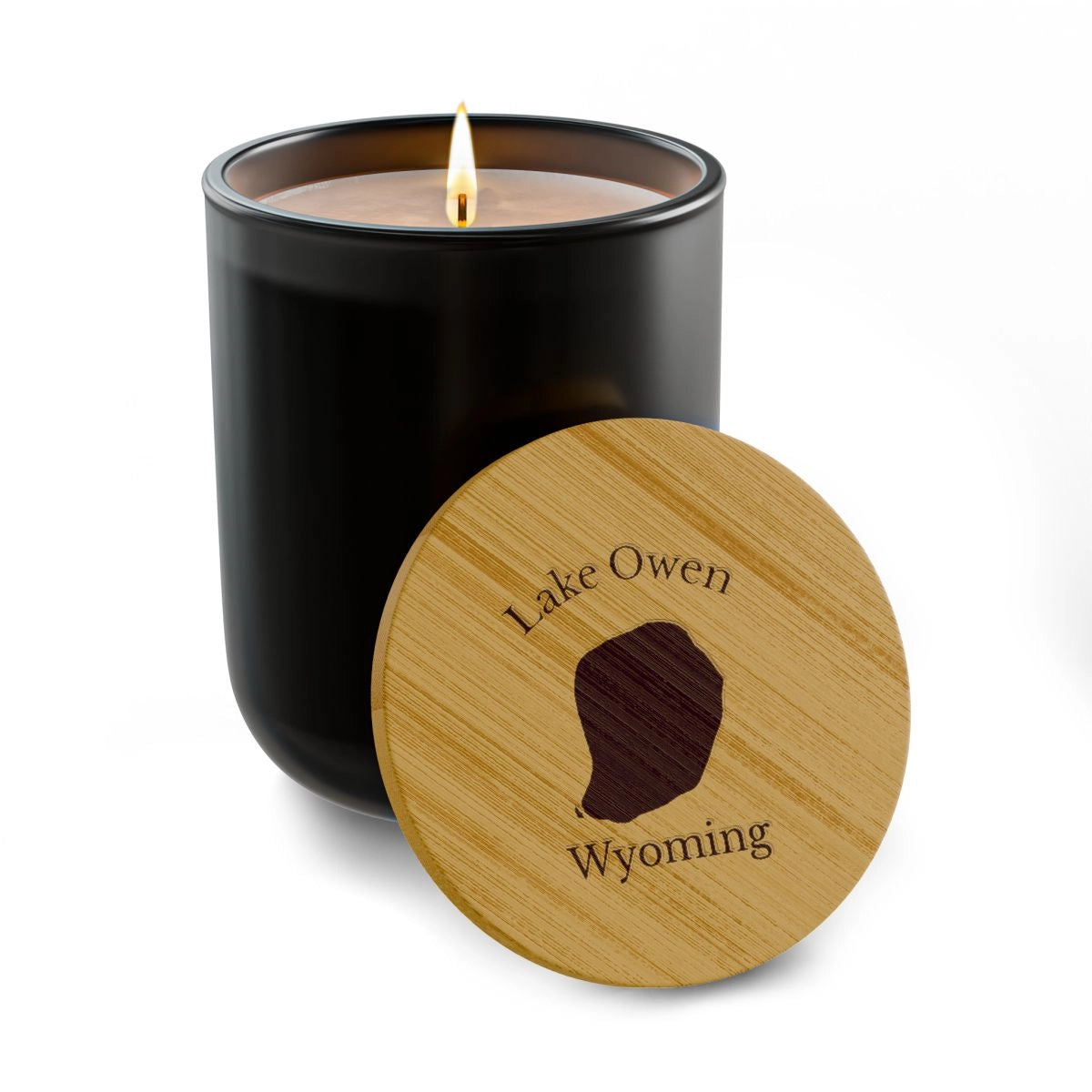Wyoming  Lake  Owen  Engraved  Candle  other  position  view  from  front  true  noir  (matte).webp