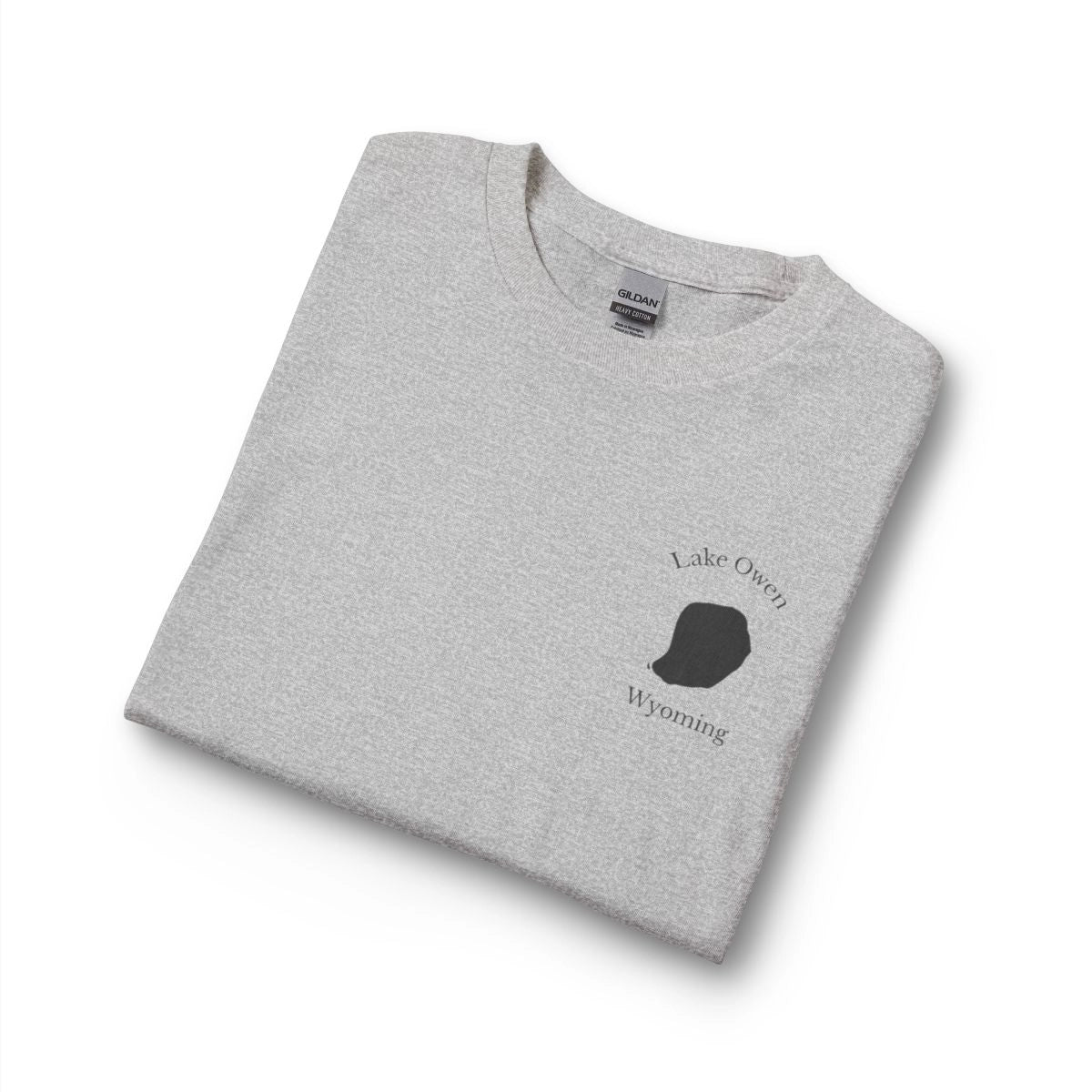 Wyoming  Lake  Owen  Long  Sleeve  Fishing  T-shirt  other  position  view  from  folded  sport  grey.webp