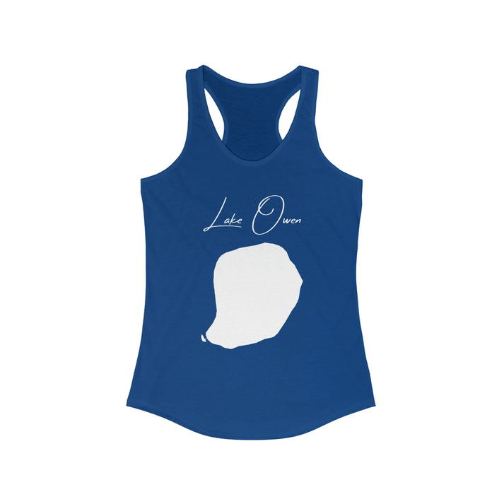 Wyoming  Lake  Owen  Racerback-Tank  front  position  view  from  front  solid  royal.webp