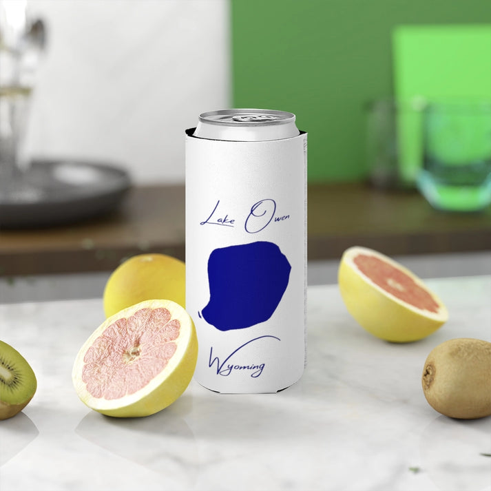 Wyoming  Lake  Owen  Slim  Can  Koozie  front  position  view  from  context-2  white.webp