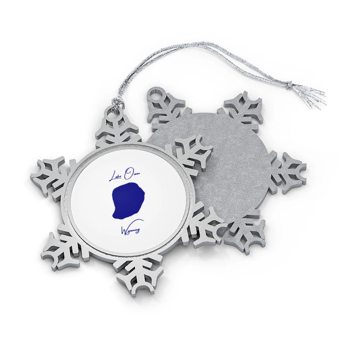 Wyoming  Lake  Owen  XMAS  Ornament  front  position  view  from  front-and-back  one  size.webp