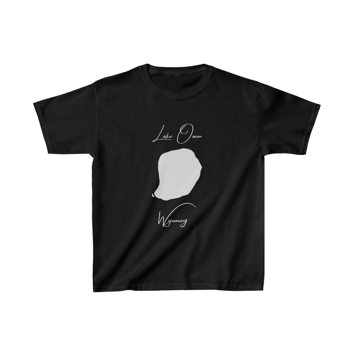 Wyoming  Lake  Owen  Youth  T-shirt  front  position  view  from  front  black.webp