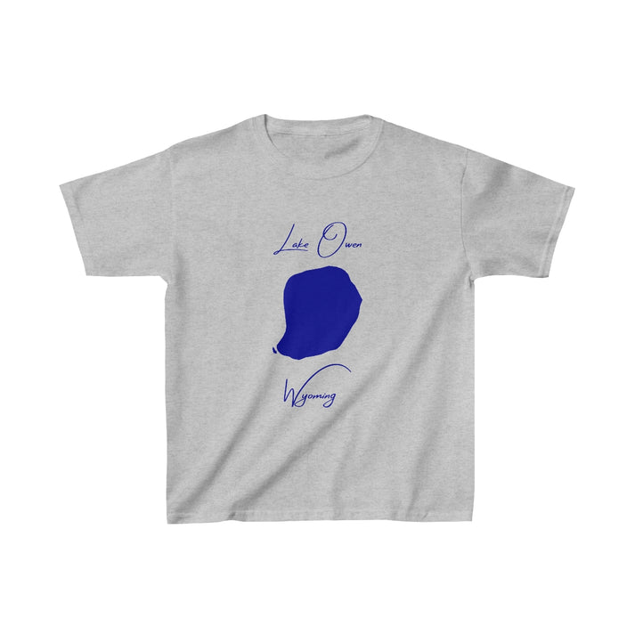 Wyoming  Lake  Owen  Youth  T-shirt  front  position  view  from  front  sport  grey.webp