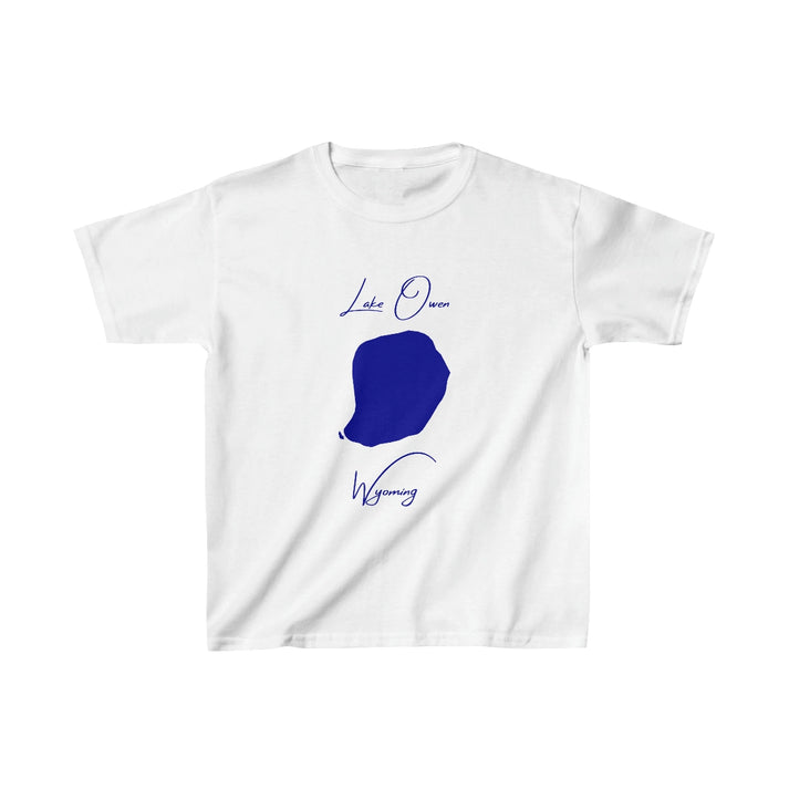 Wyoming  Lake  Owen  Youth  T-shirt  front  position  view  from  front  white.webp