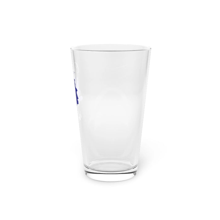 Wyoming  Ocean  Lake  16oz  Pint  Glass  front  position  view  from  right  16oz.webp