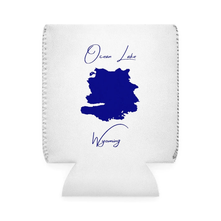 Wyoming  Ocean  Lake  Can  Koozie  front  position  view  from  front-1  white.webp