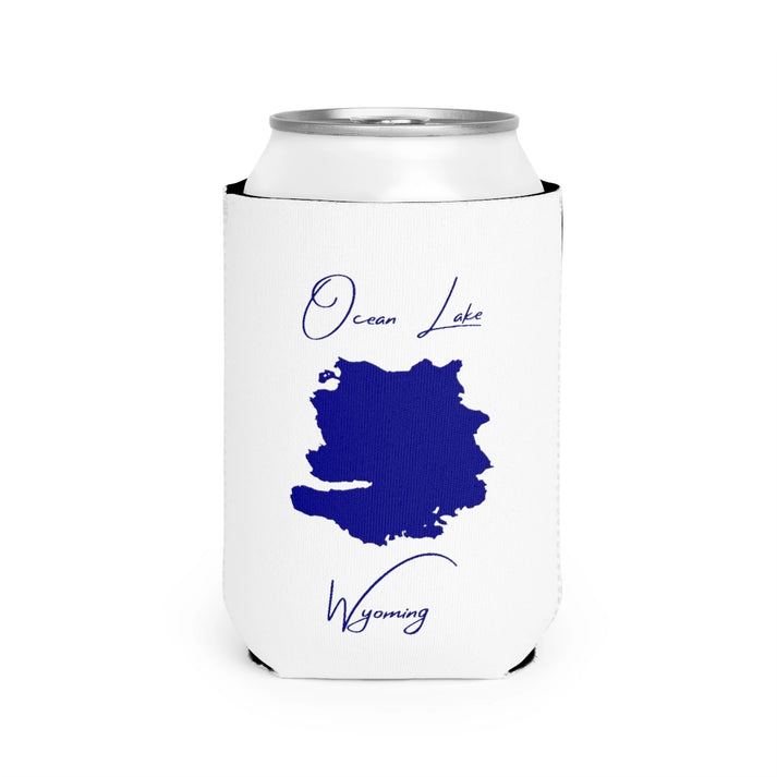 Wyoming  Ocean  Lake  Can  Koozie  front  position  view  from  front-2  white.webp